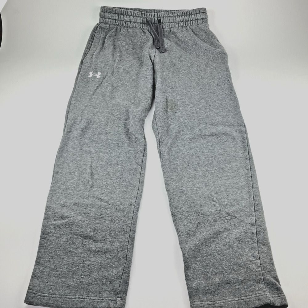 Under Armor Sweatpants Men/Women Small Gray ColdGear Fleece Lined Loose Fit